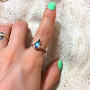 Unicorn gemstone ring